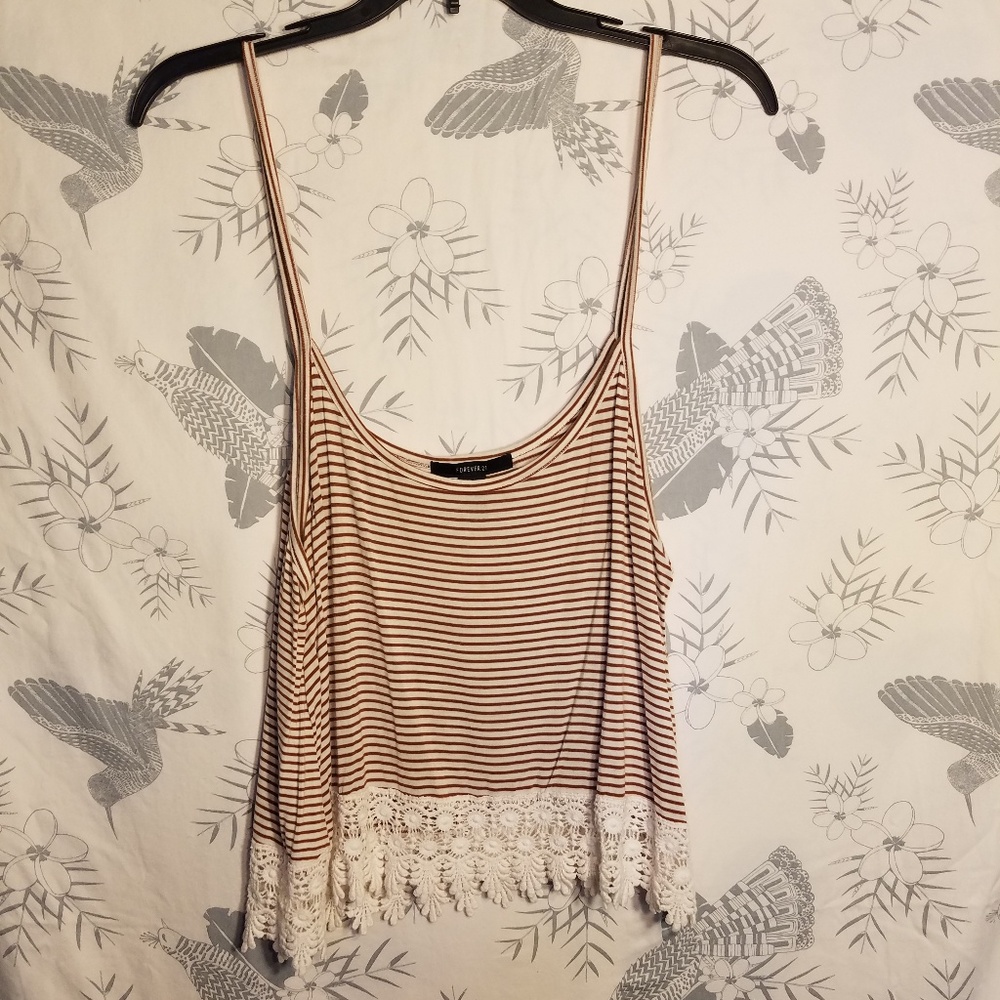 2 Forever 21 tank tops with Lace